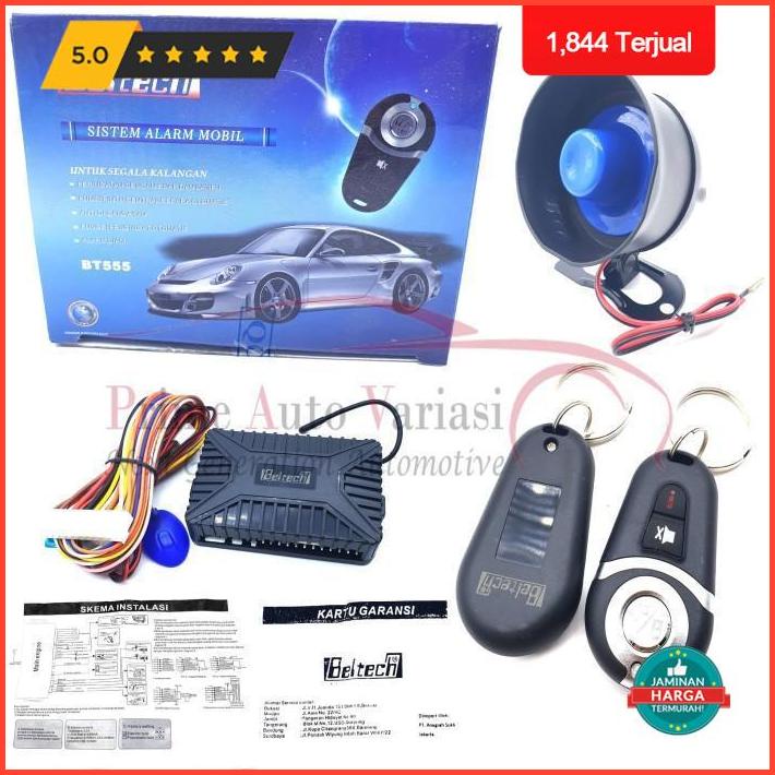 Super Sale Alarm Mobil Beltech Bt555 - Alarm Mobil Avanza - Alarm Mobil Tuk Tuk Exclusive