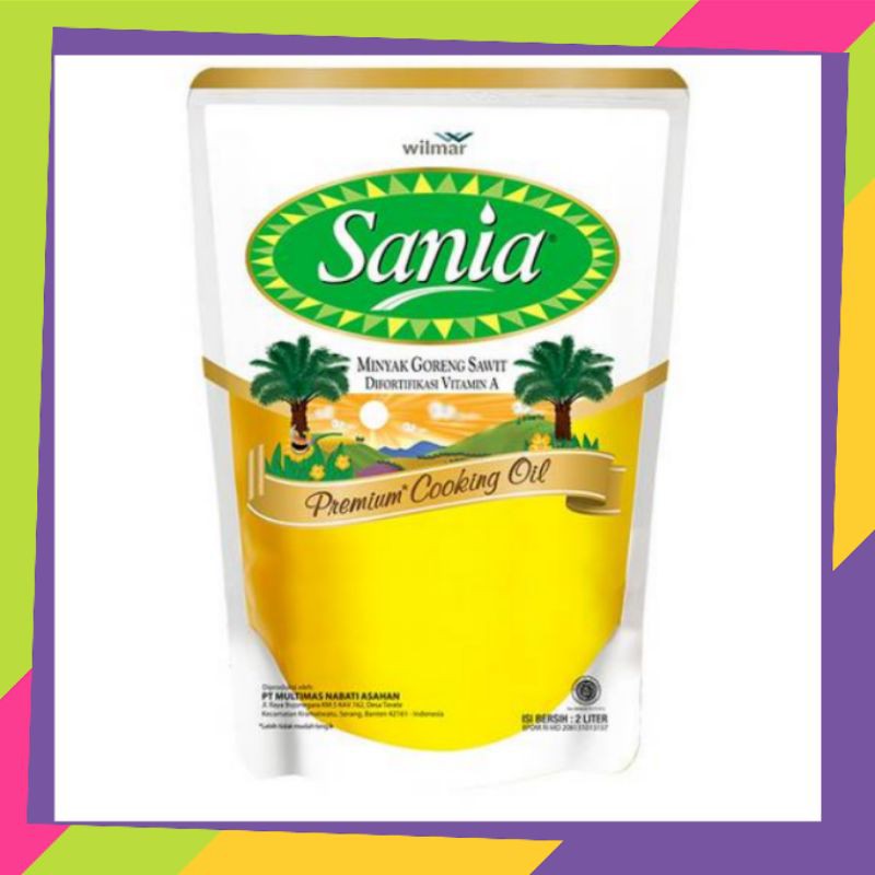 

Minyak Goreng Sania Premium Eceran 2L {2Liter/Pcs}