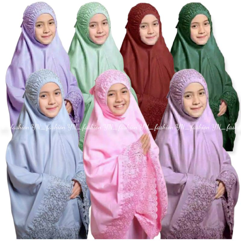 Mukena Siti Khadijah Anak / Mukena khadijah (5-12 Tahun)