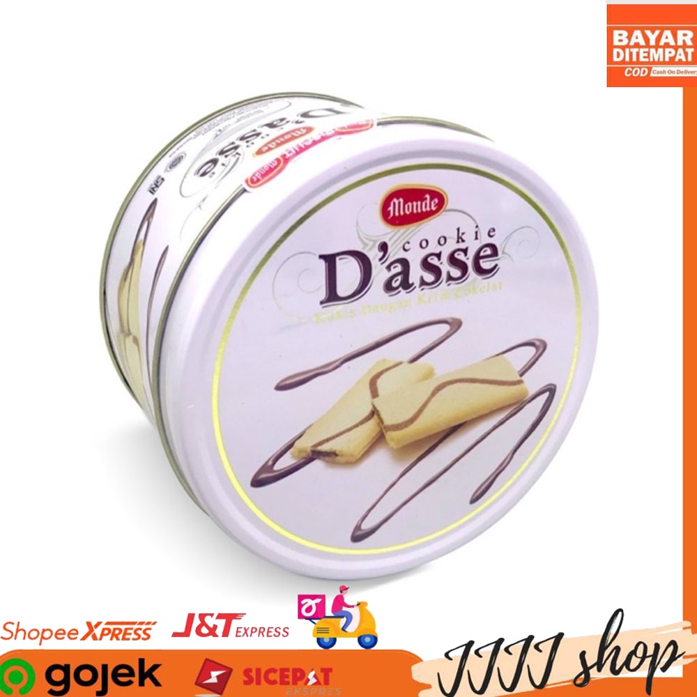 

Monde D’asse Chocolate Biskuit Cookies Snack Rasa Coklat 500 gr