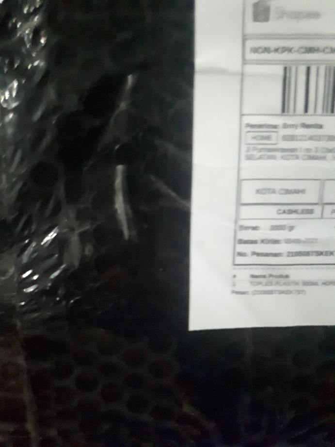 Toples Plastik 500ml Hdpe Vim Lurus Per 10 Pcs