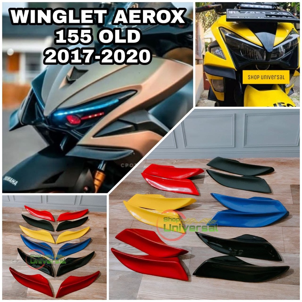 WINGLET AEROX 155 AERO WINGLET 2017-2020 WINGLET SAMPING AEROX 155