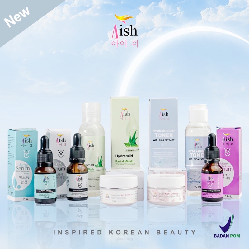 AISH ULTIMATE ( DAY CREAM + NIGHT CREAM + FACIAL WASH + TONER + SERUM )