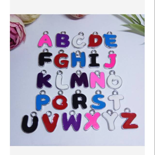 (A-T) Huruf epoxy silver