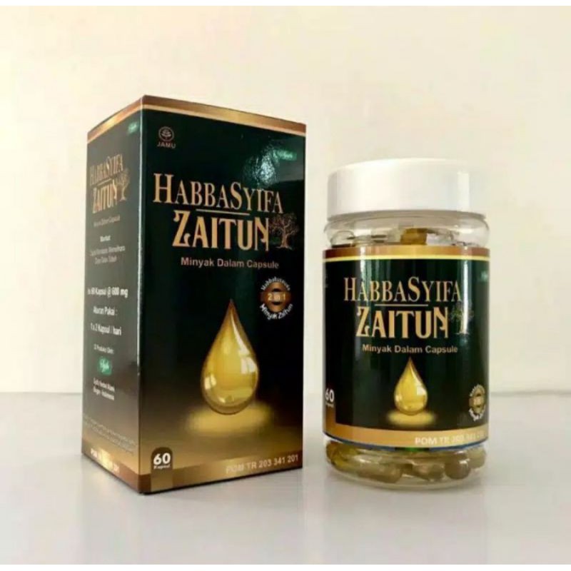 Habbasyifa Plus Zaitun 60 Kapsul | Kapsul Habbasyifa minyak Zaitun |