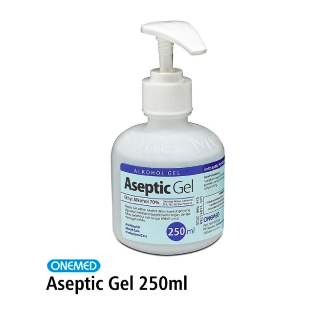 Aseptic Gel Hand Sanitizer 250 ml Onemed