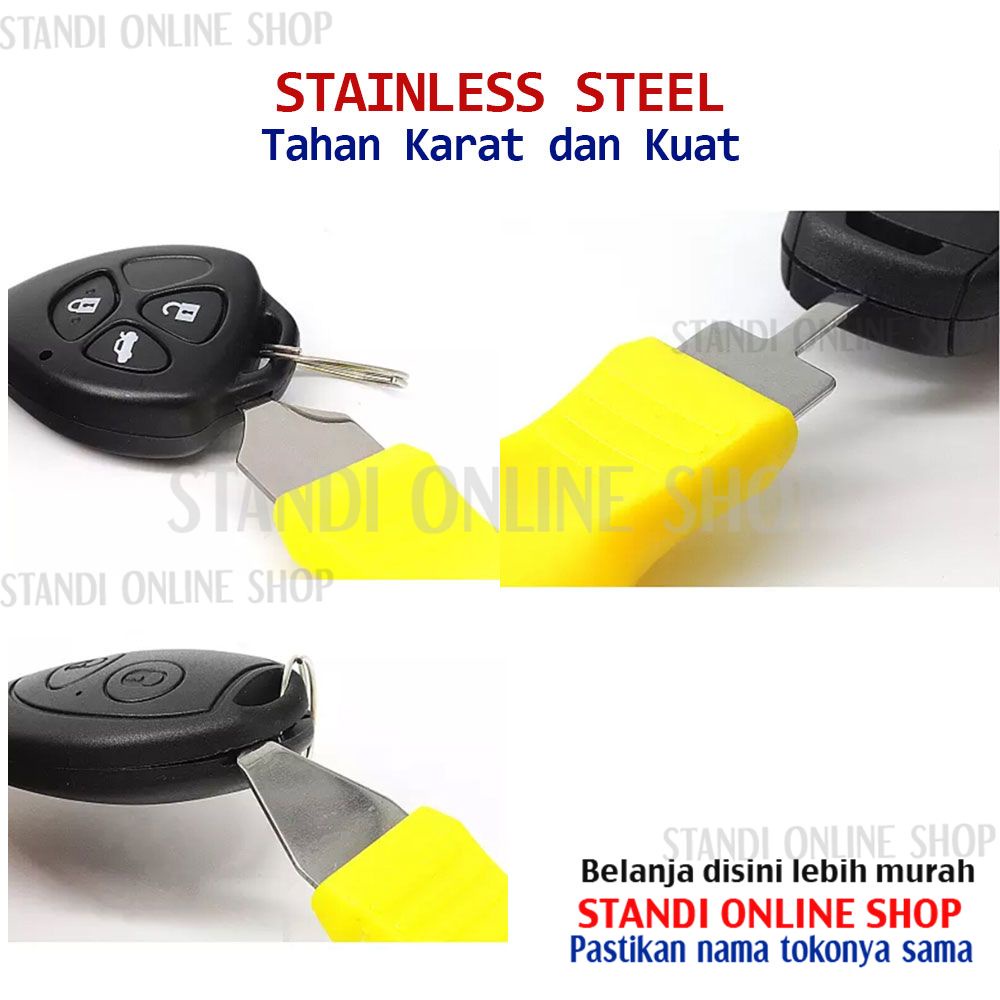 Alat Congkel Tool Kit Kunci Remote Mobil Jam Tangan Stainless Stell