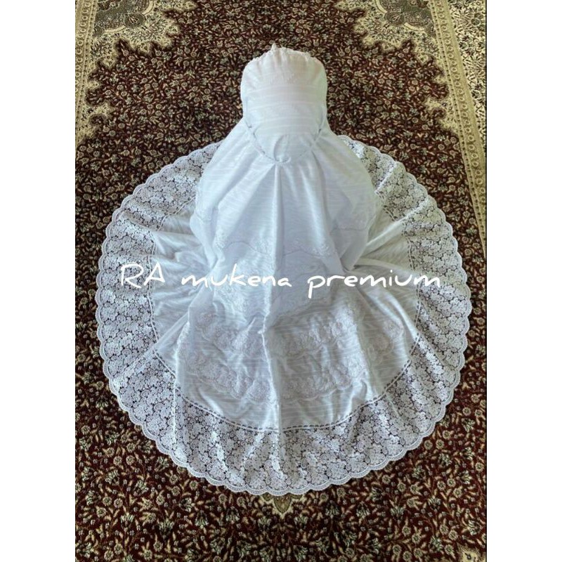 mukena katun motif renda import