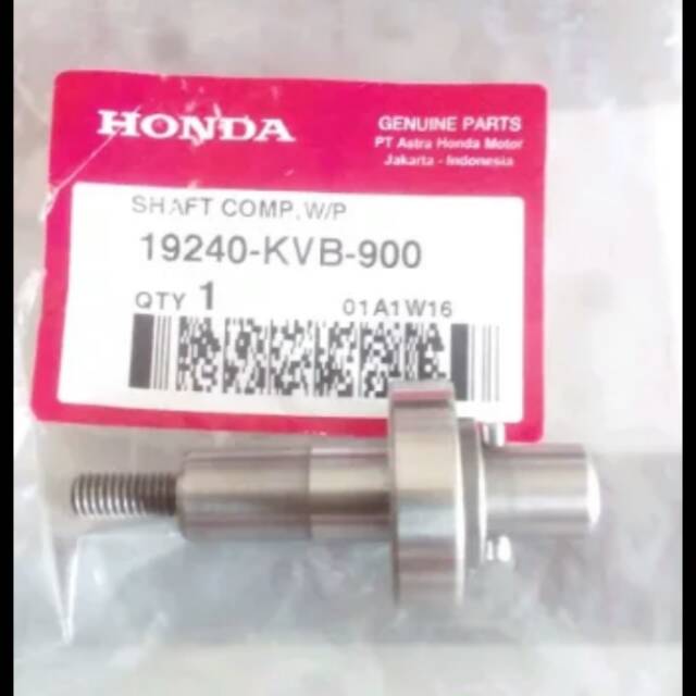 19240-KVB-900 SHAFT WATER PUMP VARIO 110 AS WATER PUMP ASSY  AS WATER PUMP 19240KVB900