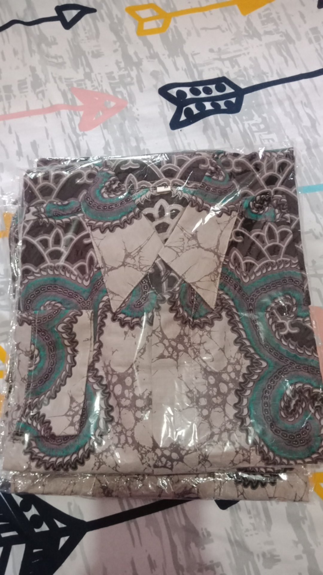 Kemeja Batik Pria Lengan Panjang Size M L Xl Xxl Bswart Batik Hrb026 Kenango Panjang Padi