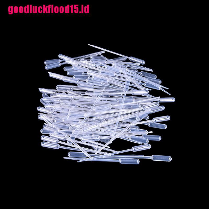 {LUCKID}100PCS 0.5ml Disposable Polyethylene Eye Dropper Transfer Graduated Pipettes fm