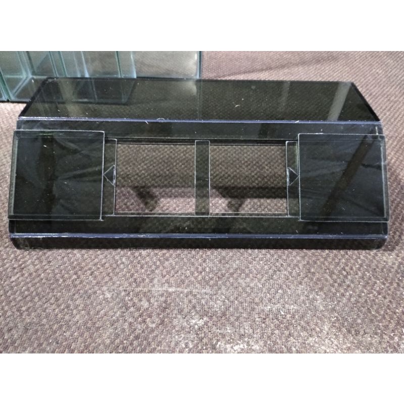 Tutup aquarium 60x30 kaca hitam