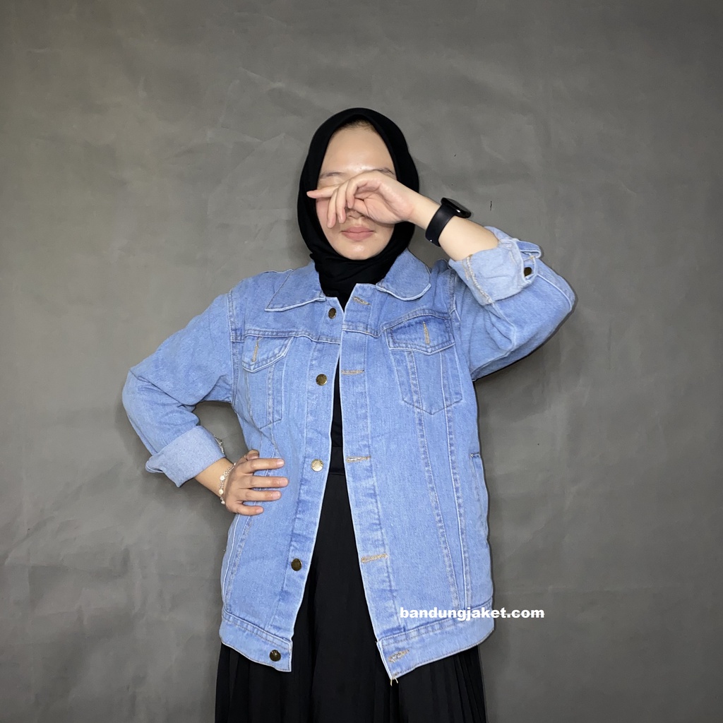 JAKET JEANS SANDWASH || CLASIC DENIM PRIA DAN WANITA