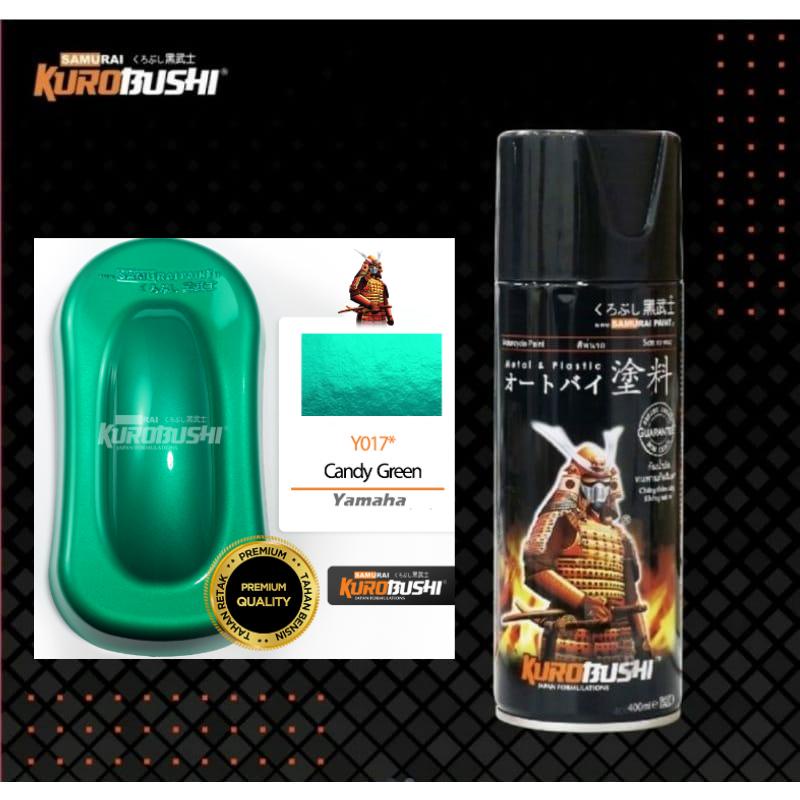 cat semprot samurai kurobushi pilok pilok samurai candy green y 017 y017 400ml pilok smoke hijau lampu