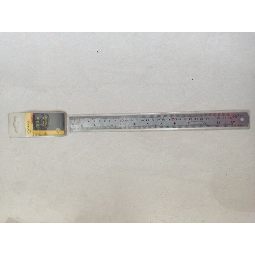 

Penggaris Besi 30 cm bestir 01414/ Stainless Steel Ruler Termurah