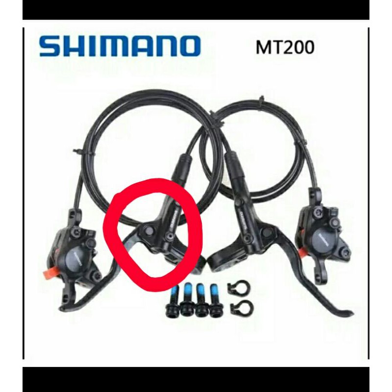 rem hidrolik shimano mt200 brakeset shimano hidrolik