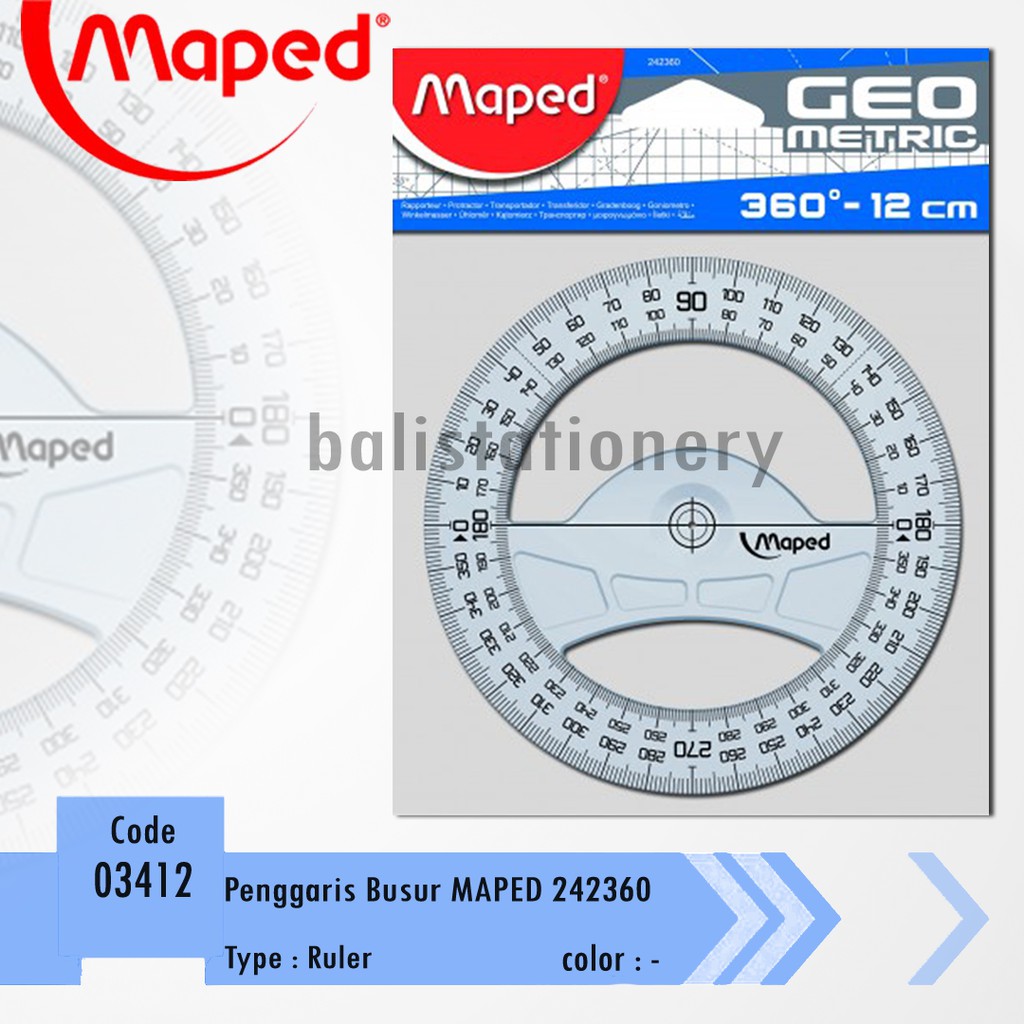 

Penggaris Busur MAPED 242360