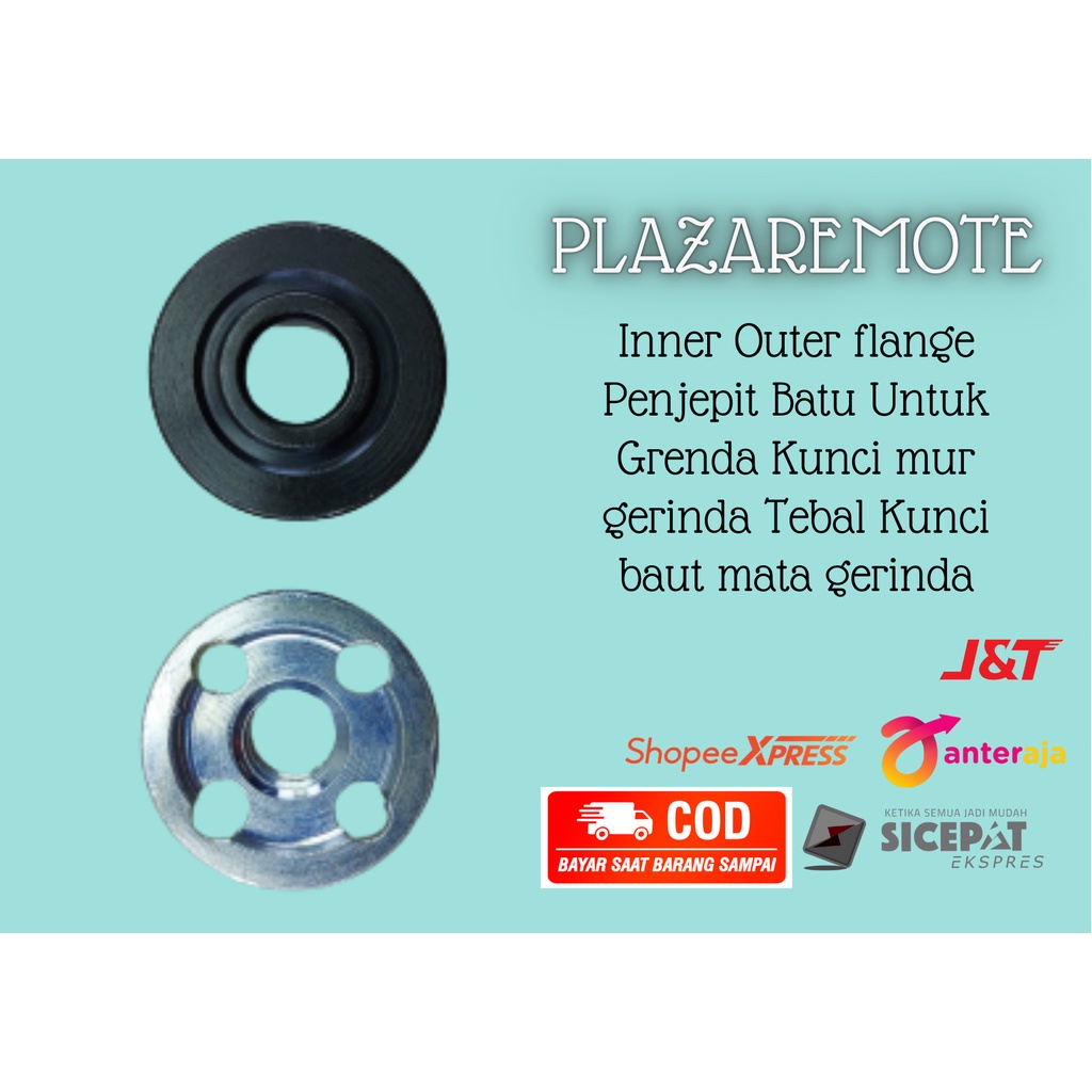 MUR GERINDA Inner Outer flange Penjepit Batu Untuk Grenda MT954 GWS 6-100 0553B G10SB1 9523B NB