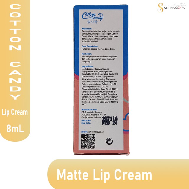 Cotton Candy Matte Lip Cream 8 ml