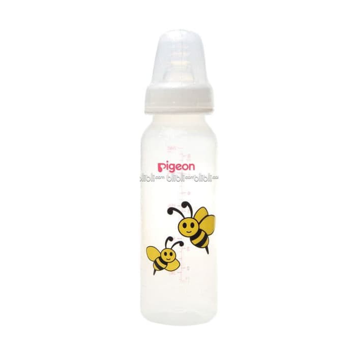 Pigeon Botol PP RP Lebah with S-Type Silicone Nipple 240 mL [ BT 916 ]