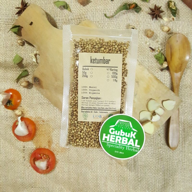 

KETUMBAR KERING 250 GRAM - Coriandrum Sativum - MURNI - JSR - REMPAH - PREMIUM QUALITY