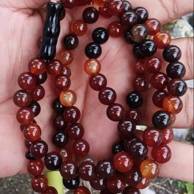 Tasbih batu Sulaiman madu/yaman