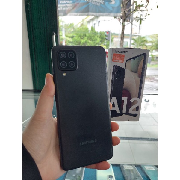 Samsung A12 4/128 Fullset Original Bergaransi