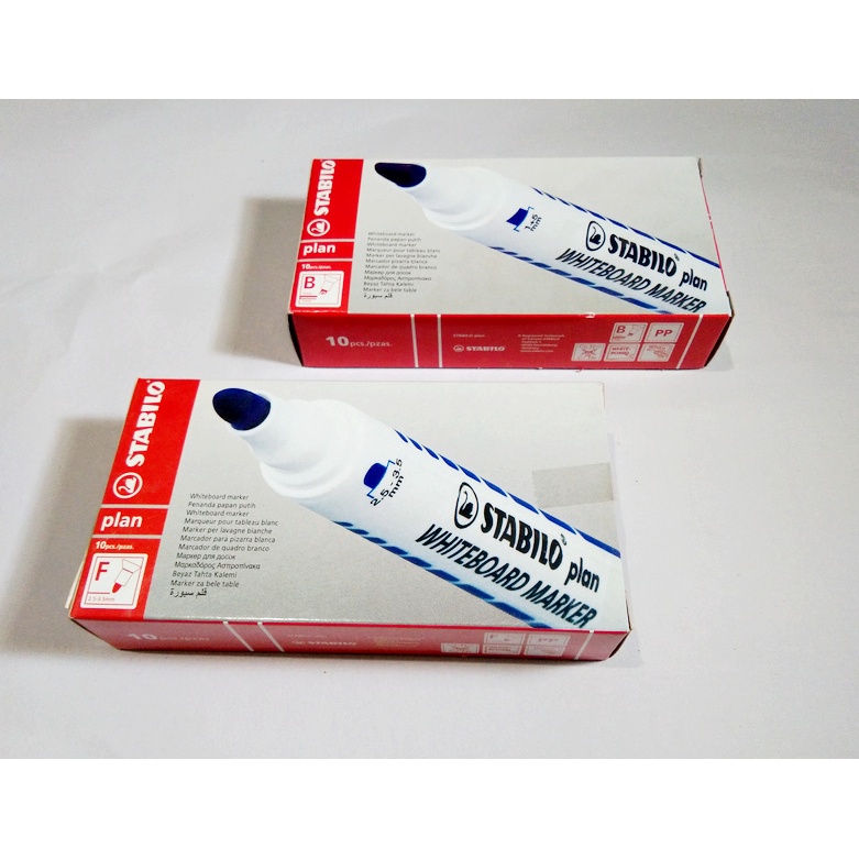 

Stabilo Plan Whiteboard Marker Pink / Merah / Biru ( 2 Pcs )