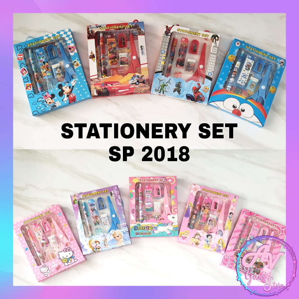 

stationery set / paket alat tulis sekolah / set alat tulis / stationery set SP-2018