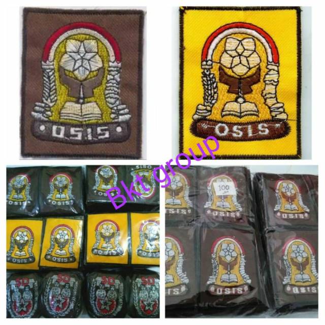 Badge OSIS bijian bordir