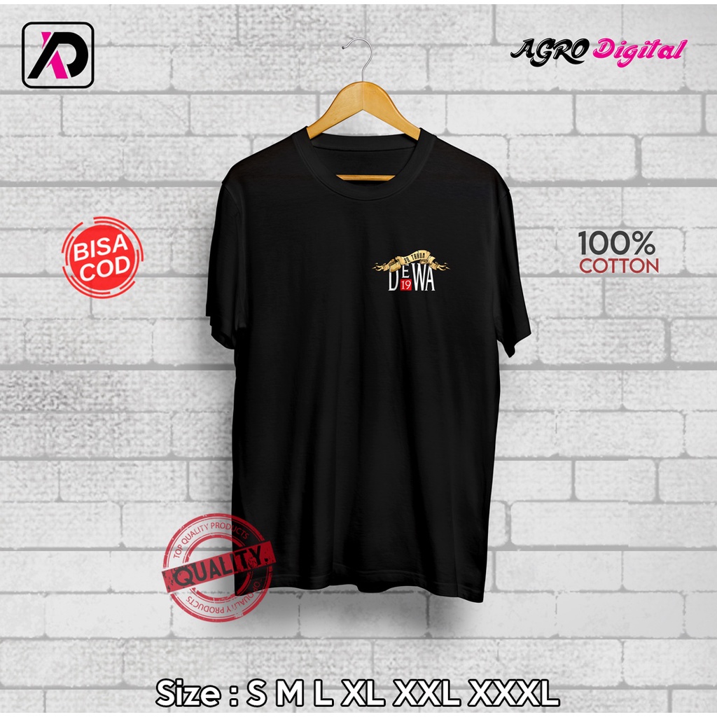 Kaos Custom Dewa 19 Anniversary 30 Tahun | Kaos Distro (Bisa Desain Sesukamu)