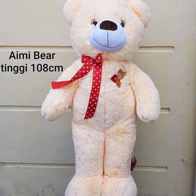 Boneka aimi teddy bear vanilla