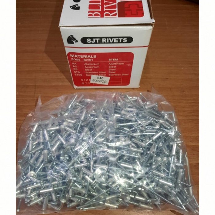 COD paku blind rivet 540 550 tembak rifet GR0SIR ECER READY MEDAN