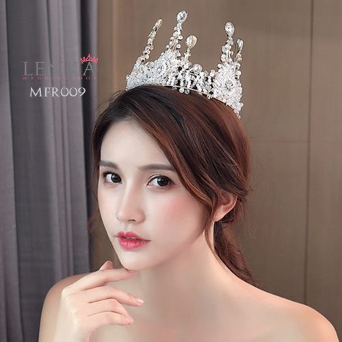 [PALING LARIS] MAHKOTA AKSESORIS PERNIKAHAN WEDDING BRIDAL CROWN PESTA MFR009