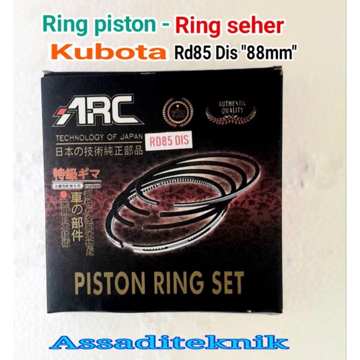 Ring piston kubota Rd85 Dis 88mm