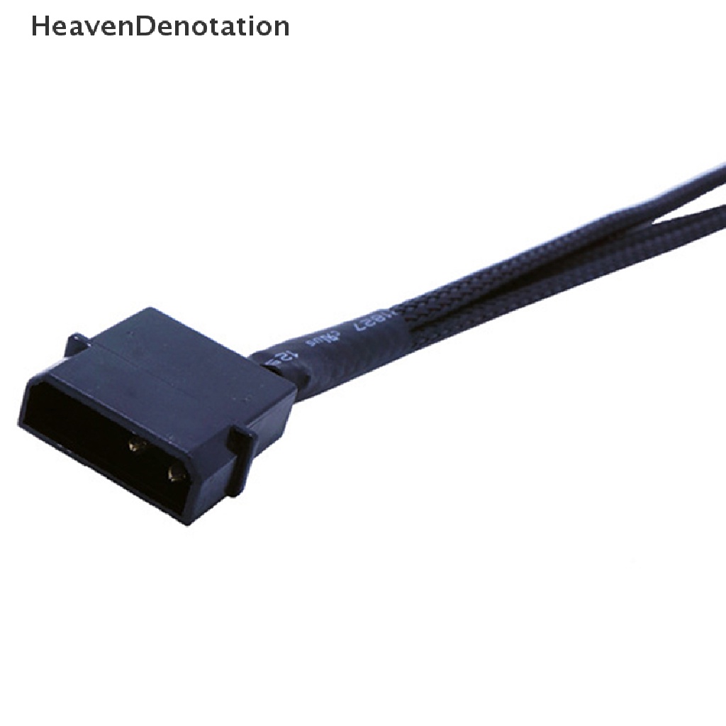 (Heavendenotation) Molex Kabel Adapter Splitter 3 Pin / 4pin 12v Bahan Tembaga Untuk Power Fan Komputer