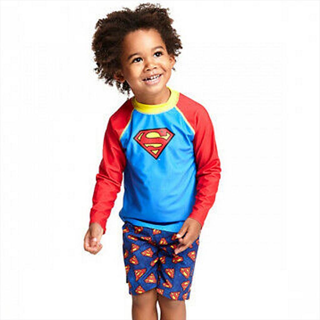 Zoggs Long Sleeve Top Superman Baju Renang XAU172