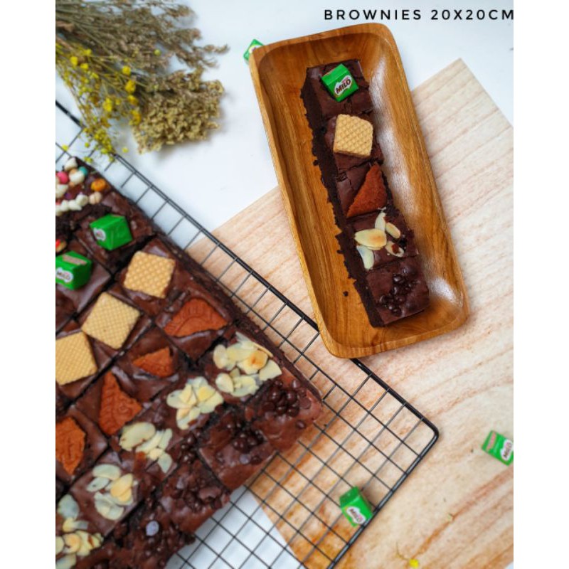 

brownies topping 20x20cm
