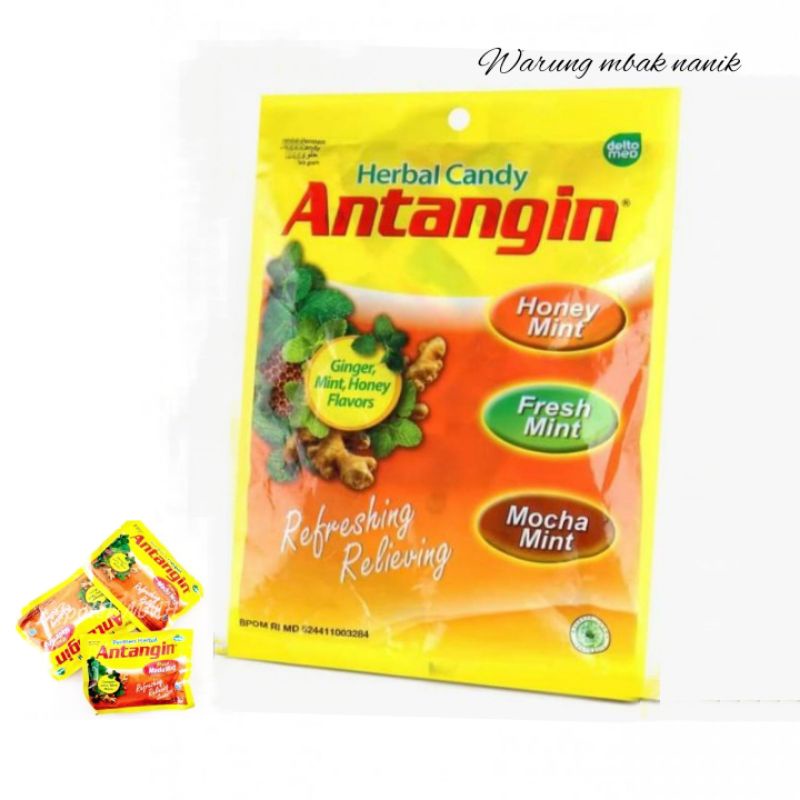 

Permen antangin herbal candy 1pack 50butir 500g