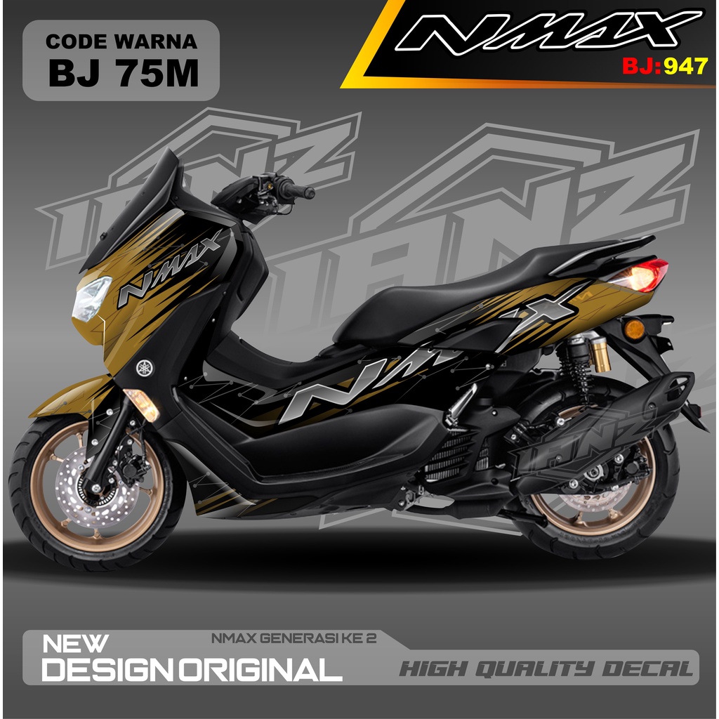 STIKER NMAX FULL BLOK / DECAL FULL BODY NMAX / DECAL STIKER FULL BODY NMAX / STIKER DECAL NMAX TERBARU