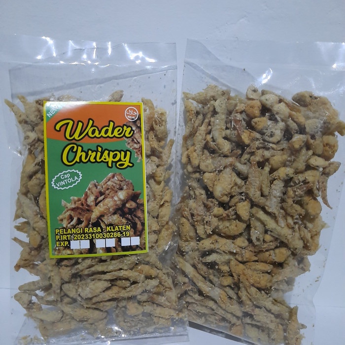 

NEW KERIPIK WADER CRISPY 100GR | IKAN WADER GORENG CRISPY | SNACK TRADISO - Asin