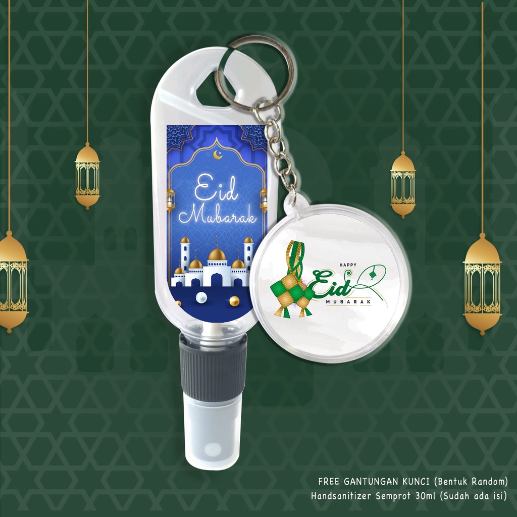 (FREE GANTUNGAN KUNCI) HAND SANITIZER / IED MUBARAK / EDISI LEBARAN / IDUL FITRI / BEST SELLER / PRAKTIS / REAL PICTURE