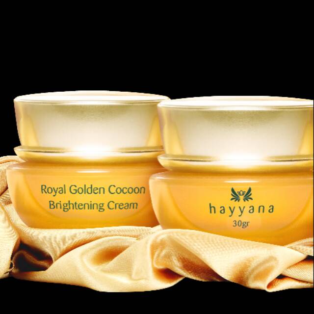 Hayyana Brightening Cream-Royal Golden Cocoon Kepompong Emas