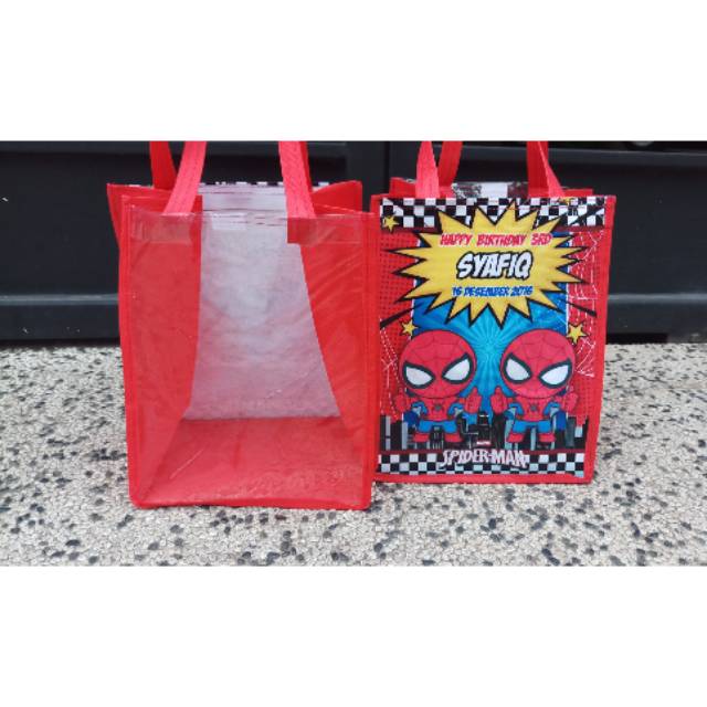 

souvenir ulang tahun tas spundbond