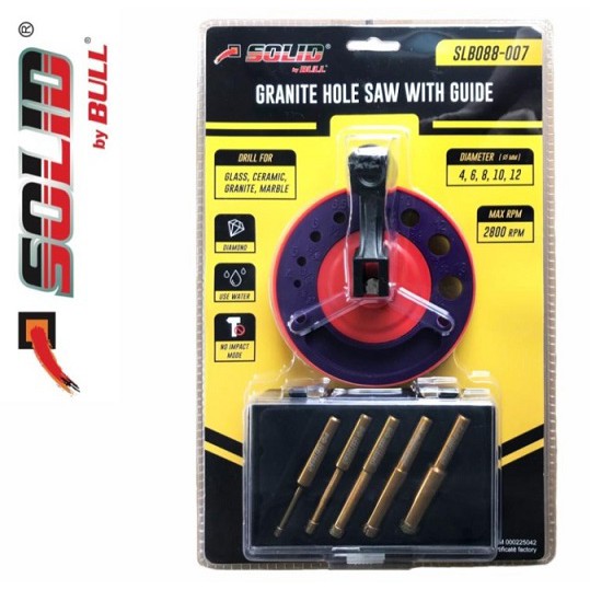 Mata Bor Hole Saw Granit/Marmer/Kaca set SOLID