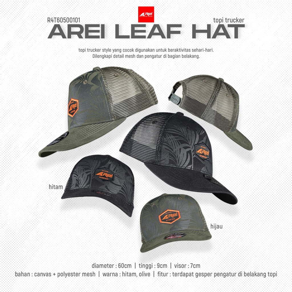 TOPI AREI LEAF HAT