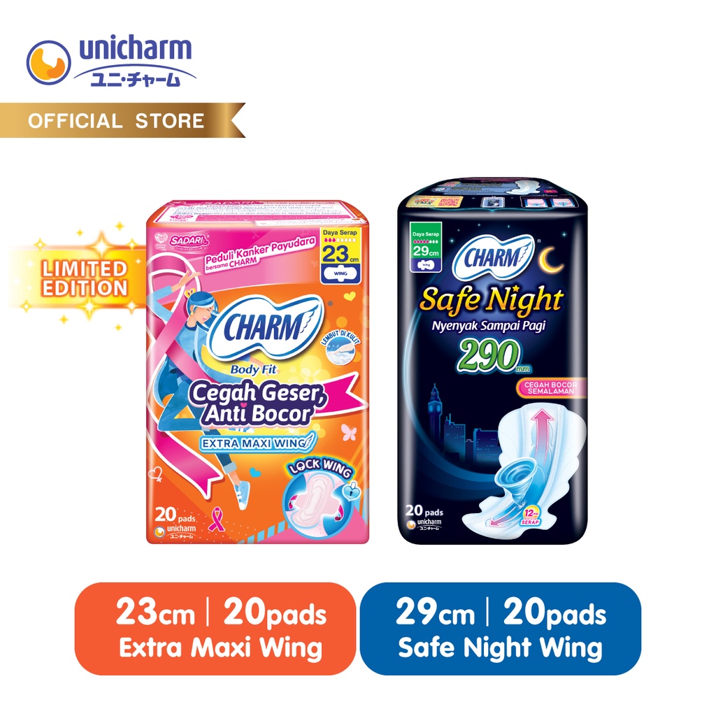 Jual Harga Pembalut Charm Night Di Indomaret Harga Terbaik 