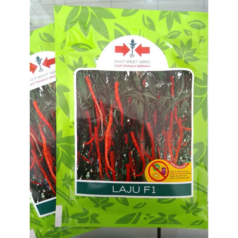 Terlaris Benih cabe merah keriting hibrida LAJU F1 1750butir Cap Panah Merah