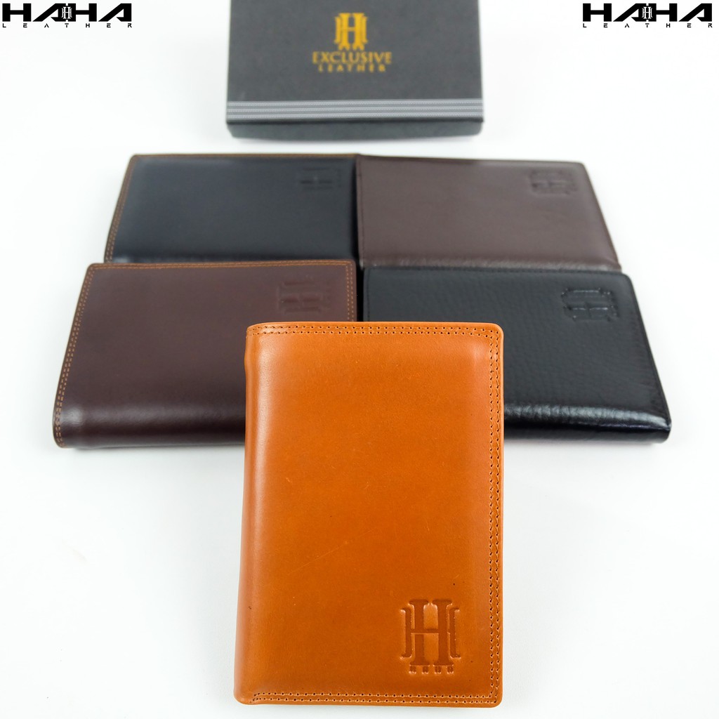 Dompet Pendek Lipat Pria BRONZE Bahan Kulit Asli - Originale Leather Wallet
