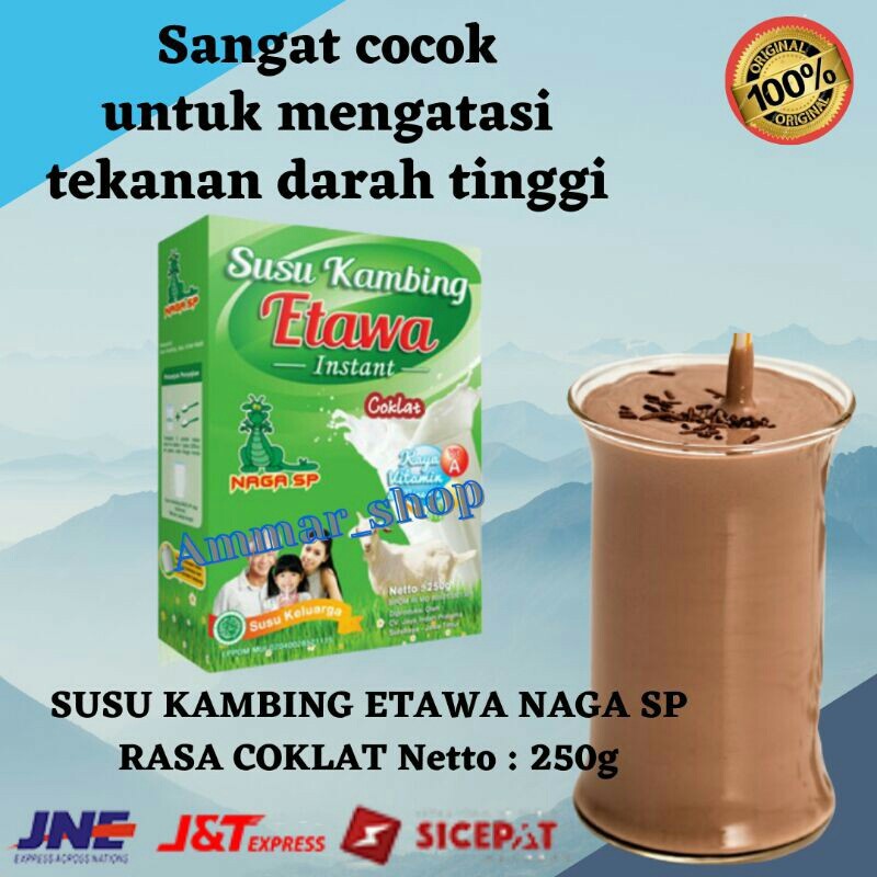 

Susu Kambing Etawa Bubuk Rasa Coklat Asli Sehat Untuk Kesehatan Sakit Darah tinggi Murah